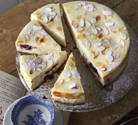 Bakewell cheesecake