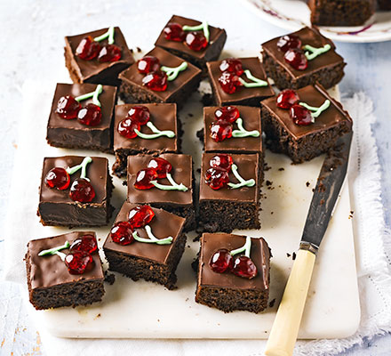 Black Forest brownies