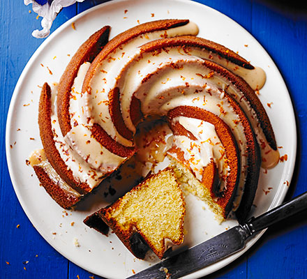 Blood orange & olive oil bundt cake