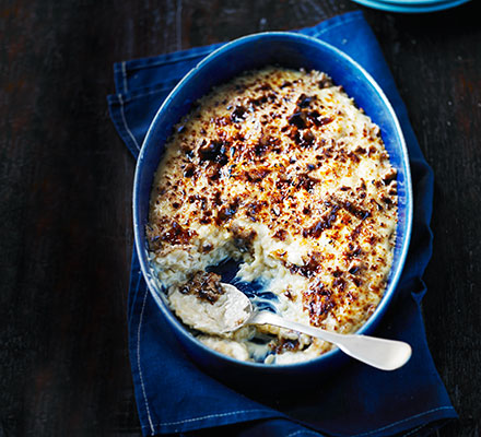 Burnt butterscotch rice pudding