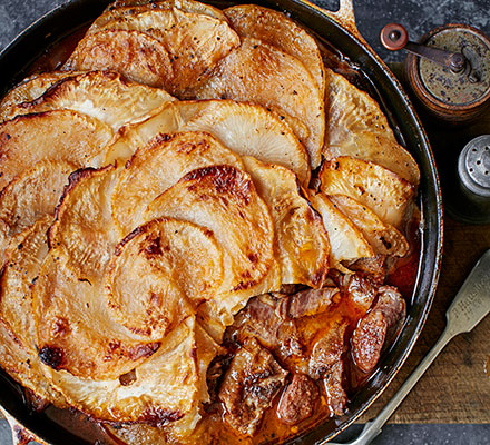 Lamb, turnip & celeriac hotpot