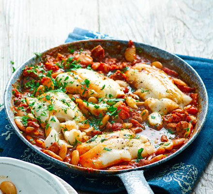 Cod & chorizo stew