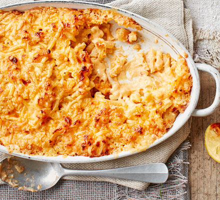 Crab mac ‘n’ cheese bake