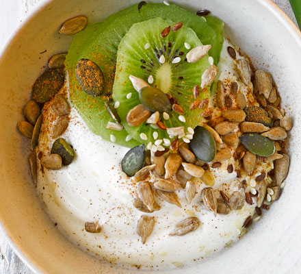 Fruit & seed yogurt