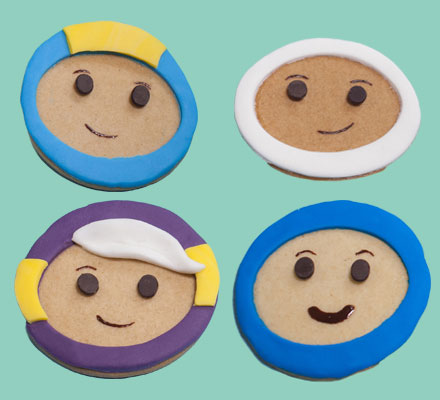 Go Jetters biscuit faces