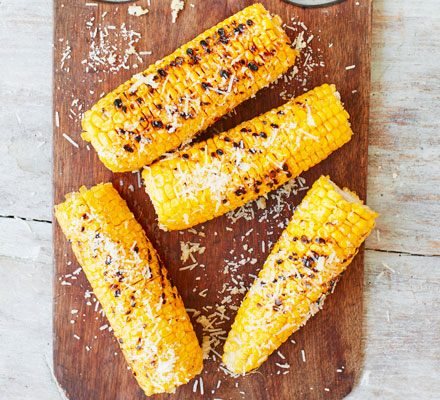 Cheesy corn on the cob