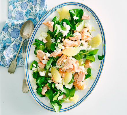 Citrus salmon salad