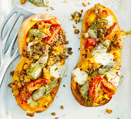 Summery stuffed squash