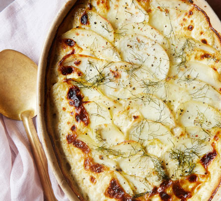 Fennel & potato gratin