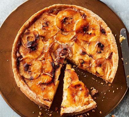 Almond & apple tart