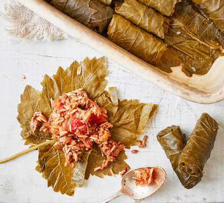 Stuffed vine leaves