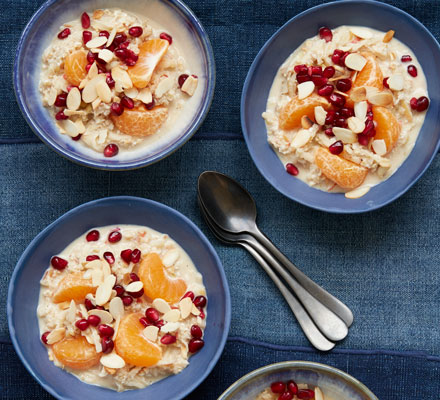 Apple & clementine Bircher