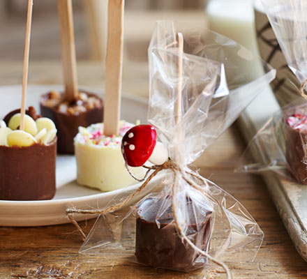 Hot chocolate stirrers