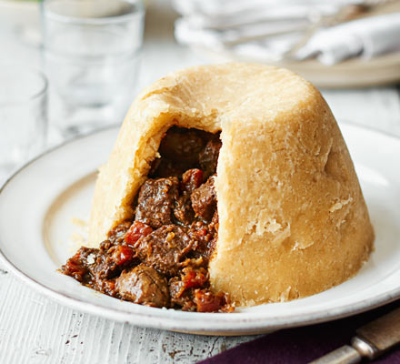 Steak & kidney pudding