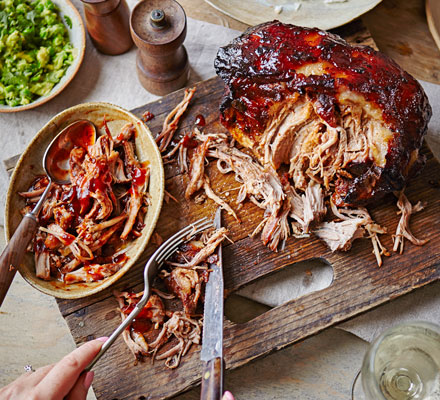 Pull-apart pork with honey chipotle