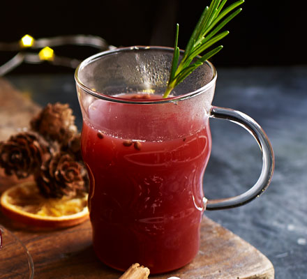 Mulled pomegranate juice