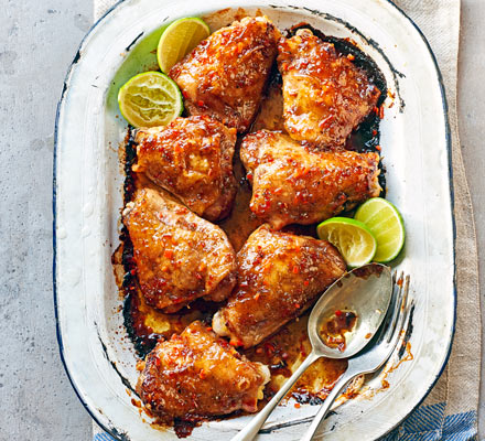 Lime marmalade chicken