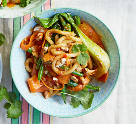 Coconut curry noodle bowl