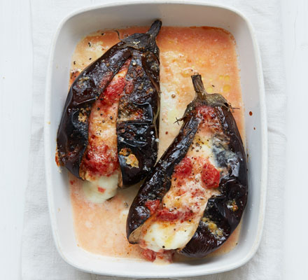 Cheat’s aubergine Parmigiana