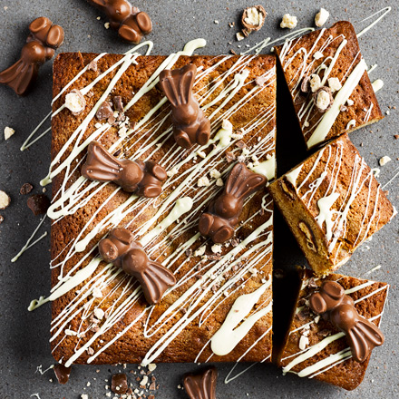 Malted milk blondies