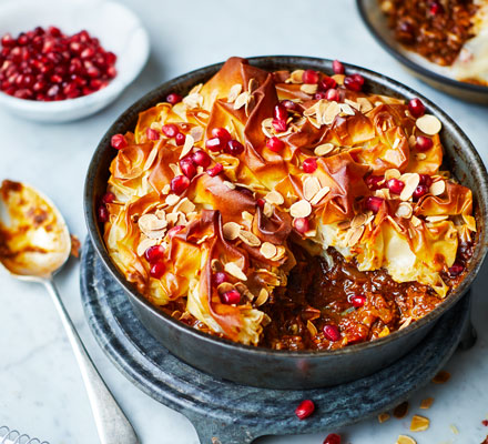 Spiced lamb pie