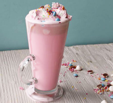 Unicorn hot chocolate