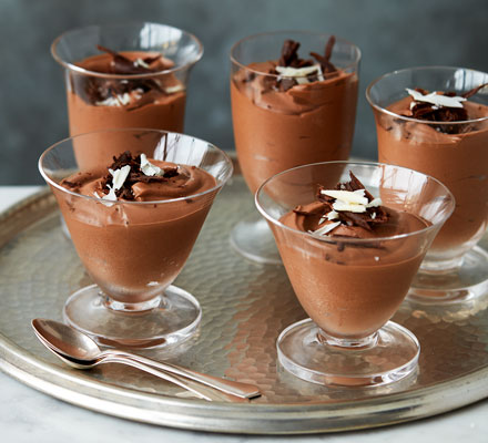 Whey chocolate mousse