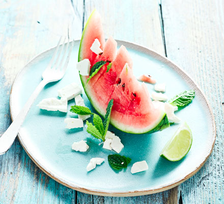 Melon with mint & feta