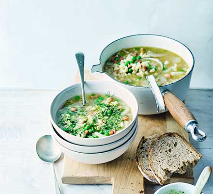 Fennel & pancetta minestrone