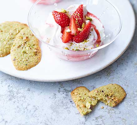 Pistachio & coriander seed biscuits