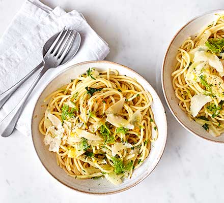 Fennel spaghetti