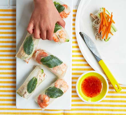 Rice paper wraps