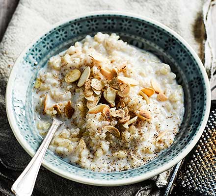 Slow cooker rice pudding