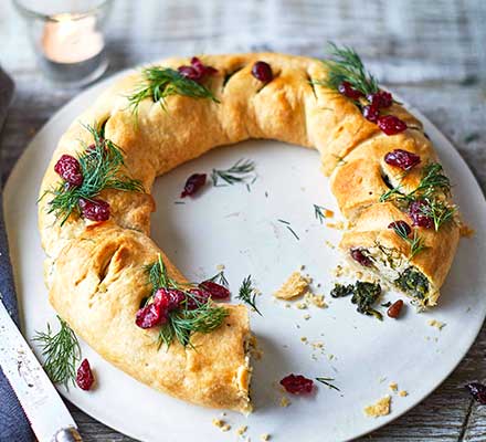 Vegan Christmas wreath