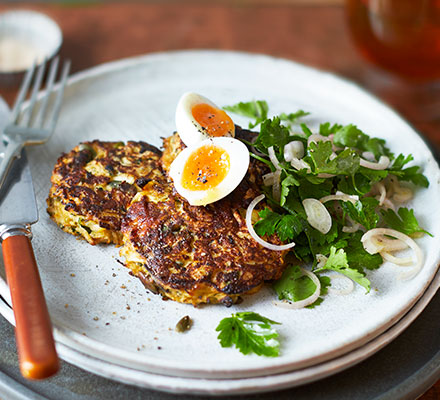 Celeriac & comté fritters