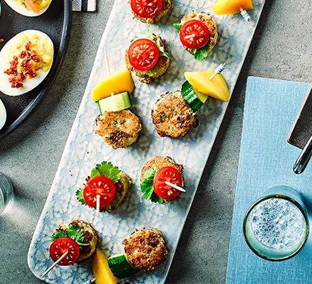 Curried fishcake bites