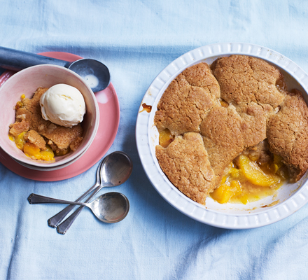 Peach cobbler