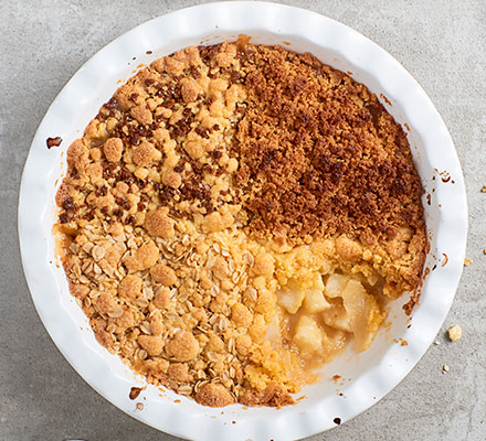 Next level apple crumble