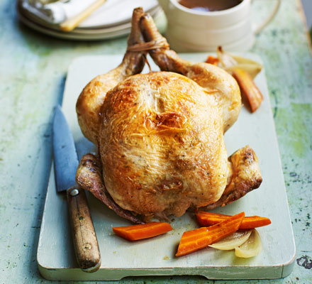 Slow cooker roast chicken