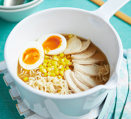 Chicken & sweetcorn ramen