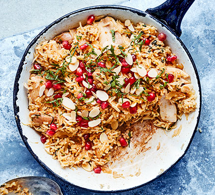 Coronation chicken pilaf