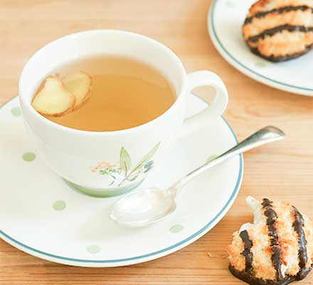 Smoky ginger & honey tea