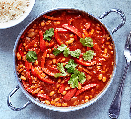 Red pepper & bean tikka masala