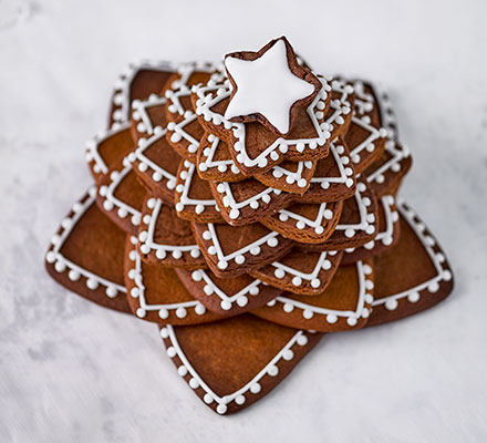 Gingerbread star tree