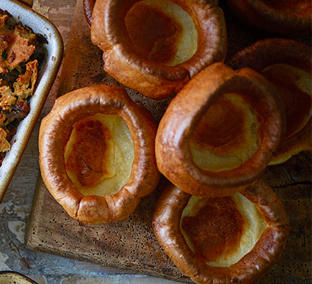 Wild mushroom Yorkshire puddings