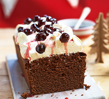 Black Forest loaf cake