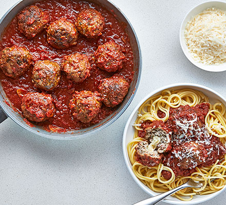 Next level spaghetti & meatballs