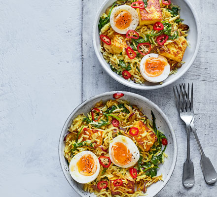 Saag paneer kedgeree