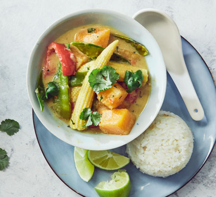 Vegetarian Thai green curry