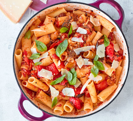 Caponata pasta